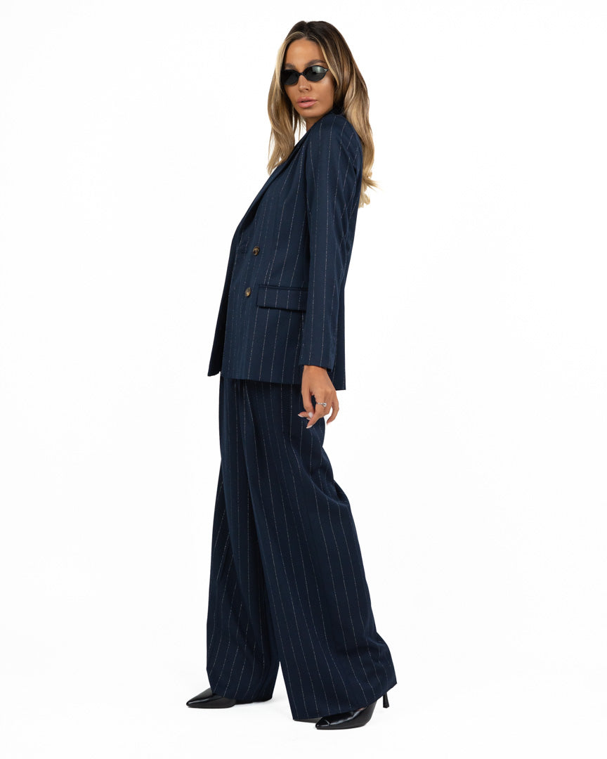 Blazer Doppio Petto Gessato - Emme Marella