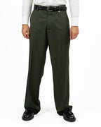 Pantaloni Eleganti Wide-Leg Verde Bottiglia - I'M Brian