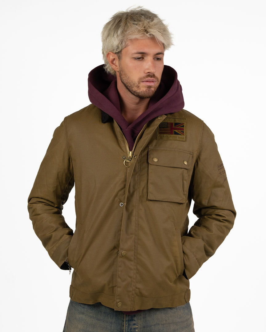 Giacca Barbour Cerata Steve McQueen™ – Verde Salvia / Oliva