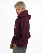 Felpa con Cappuccio Oversize – Bordeaux - I'M Brian