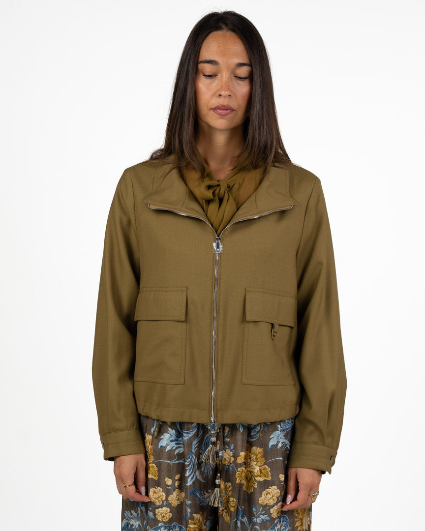 Giacca Corta Utility con Zip - Marella