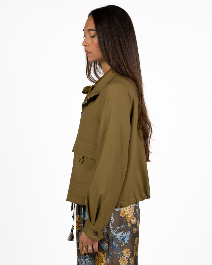 Giacca Corta Utility con Zip - Marella