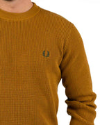 Maglione Girocollo a Nido d'Ape - Fred Perry