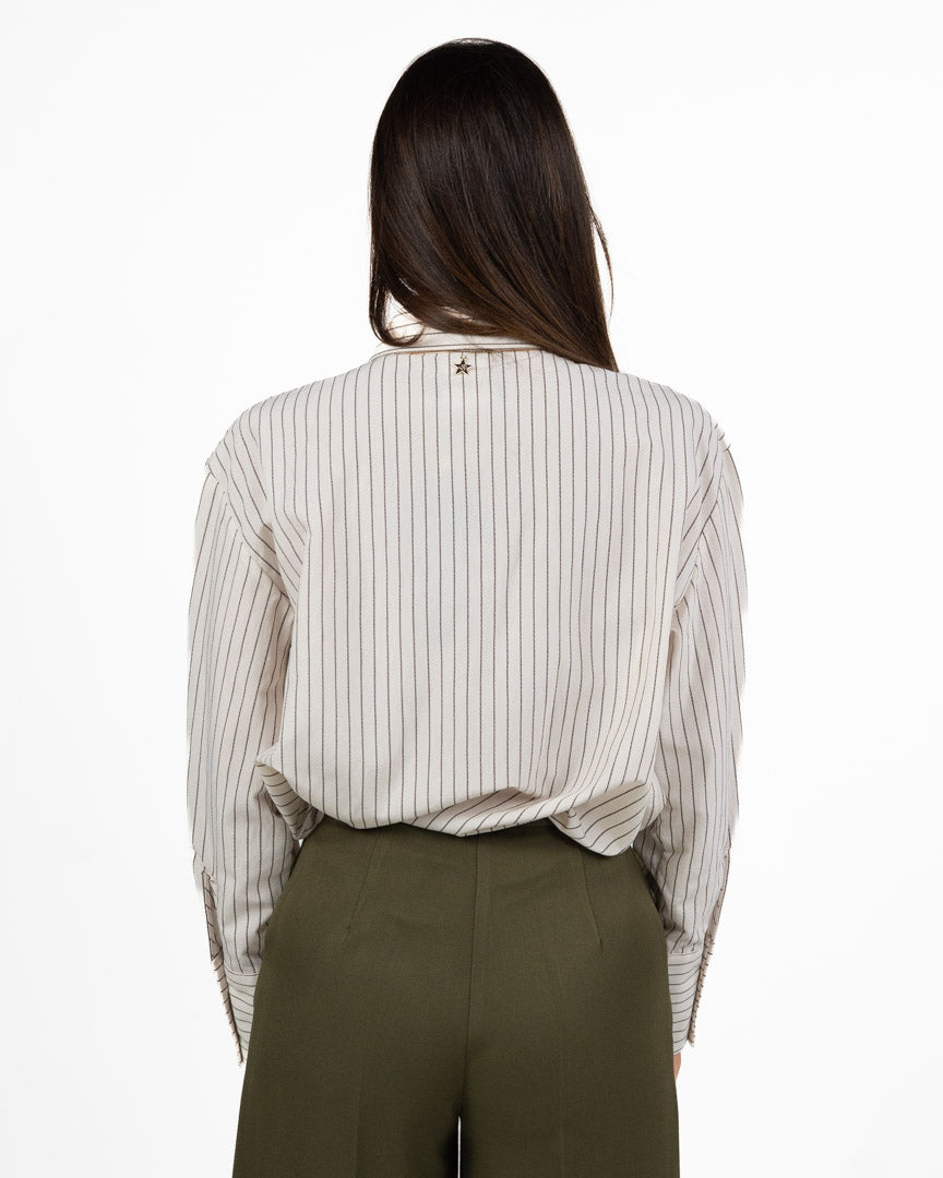Camicia Oversize Rigata - Souvenir