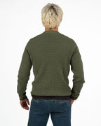 Maglione Girocollo a Nido d'Ape - Fred Perry