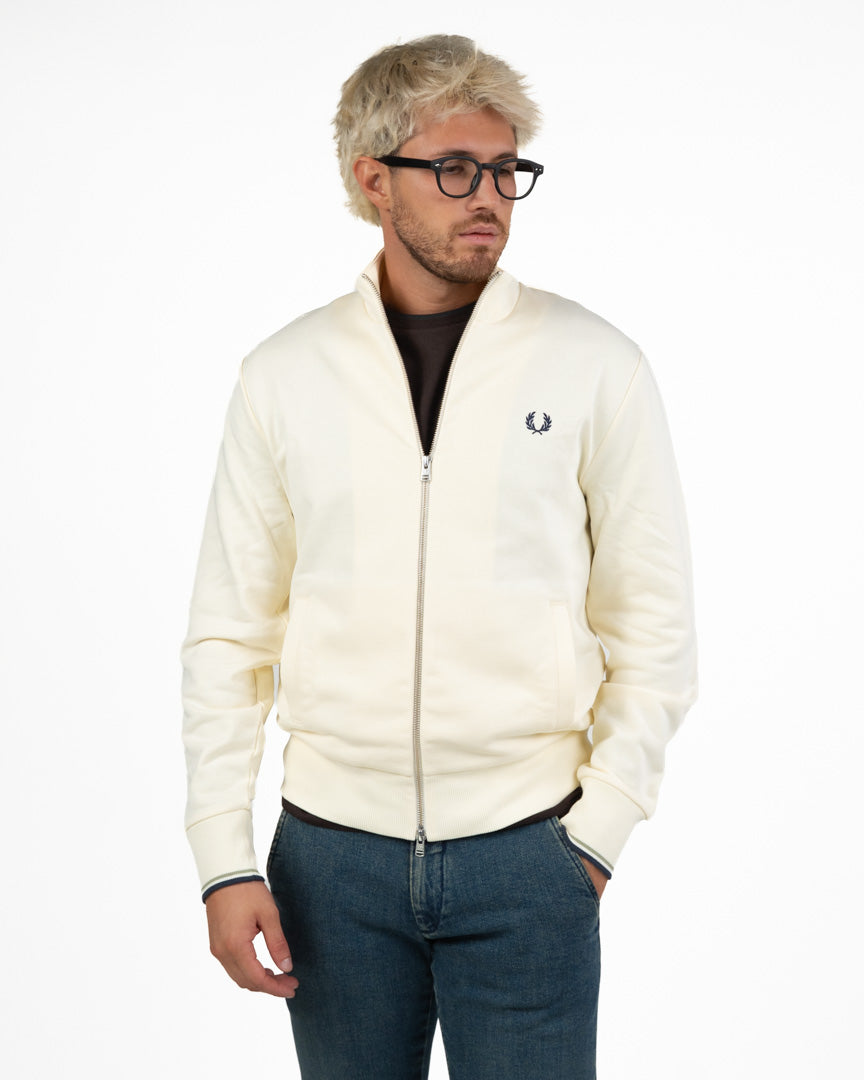 Felpa Track Jacket con Zip - Fred Perry