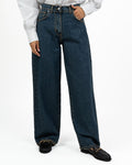 Jeans Straight Leg Denim Blu Scuro - Have One