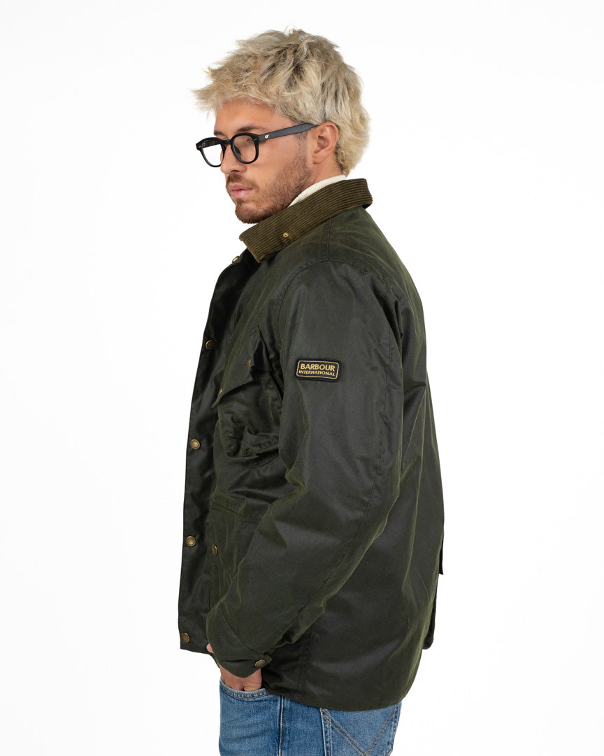 Giacca Barbour International Cerata – Verde Salvia