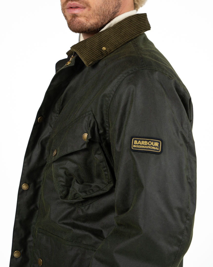 Giacca Barbour International Cerata – Verde Salvia