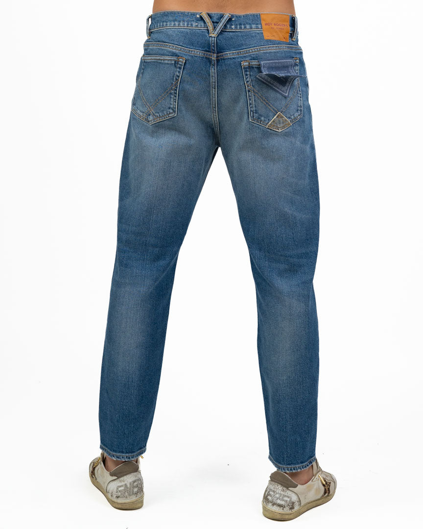 Jeans 5 Tasche – Denim Lavaggio Medio - Roy Roger's
