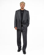 Abito Sartoriale Doppiopetto – Grigio Antracite Oversize - I'M Brian