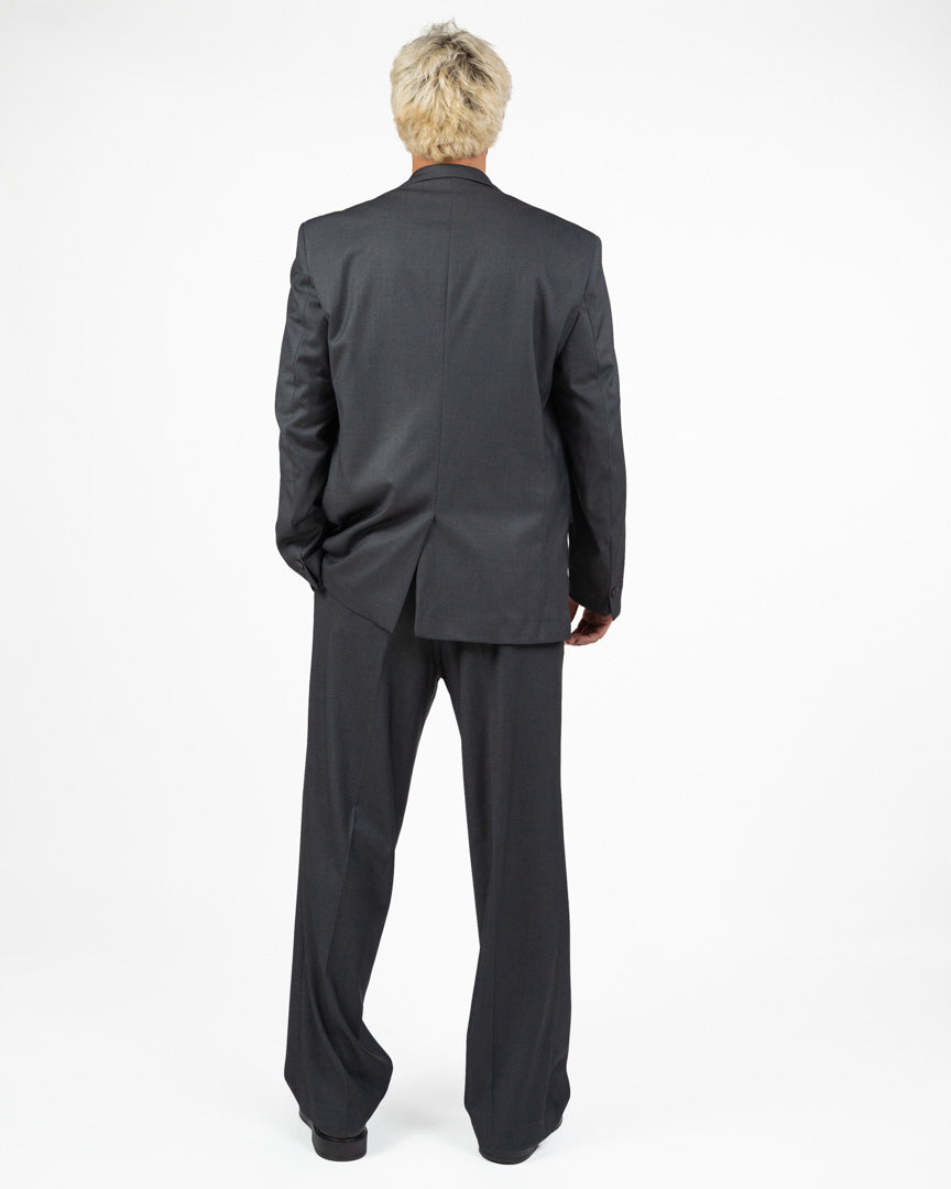Abito Sartoriale Doppiopetto – Grigio Antracite Oversize - I'M Brian
