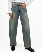 Jeans Straight Leg Denim Medio Acid Wash - Have One