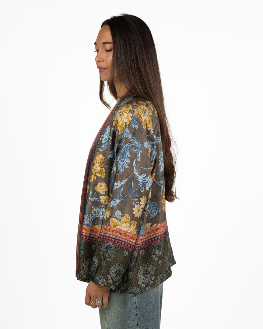 Kimono con Stampa Etnico-Floreale - Wu Side