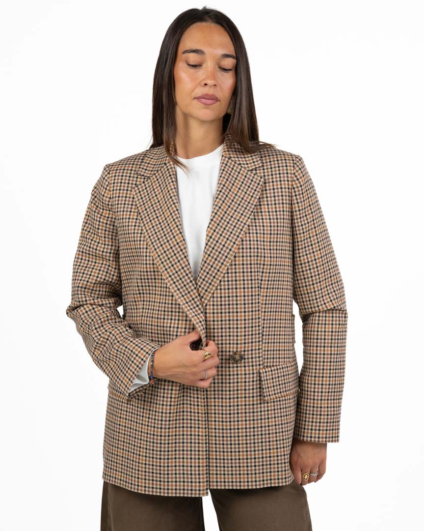 Blazer Doppiopetto a Quadretti Micro-Check - Pennyblack