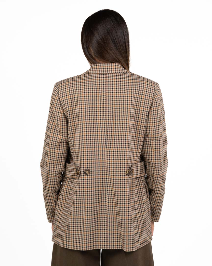 Blazer Doppiopetto a Quadretti Micro-Check - Pennyblack