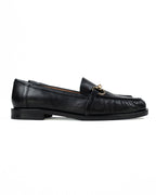 Mocassino Classico in Pelle Nera con Morsetto Dorato – Roberto Berti Collection