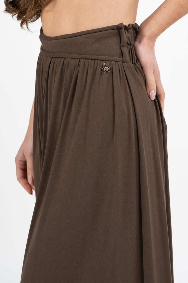 Pantalone Fluido marrone - Souvenir
