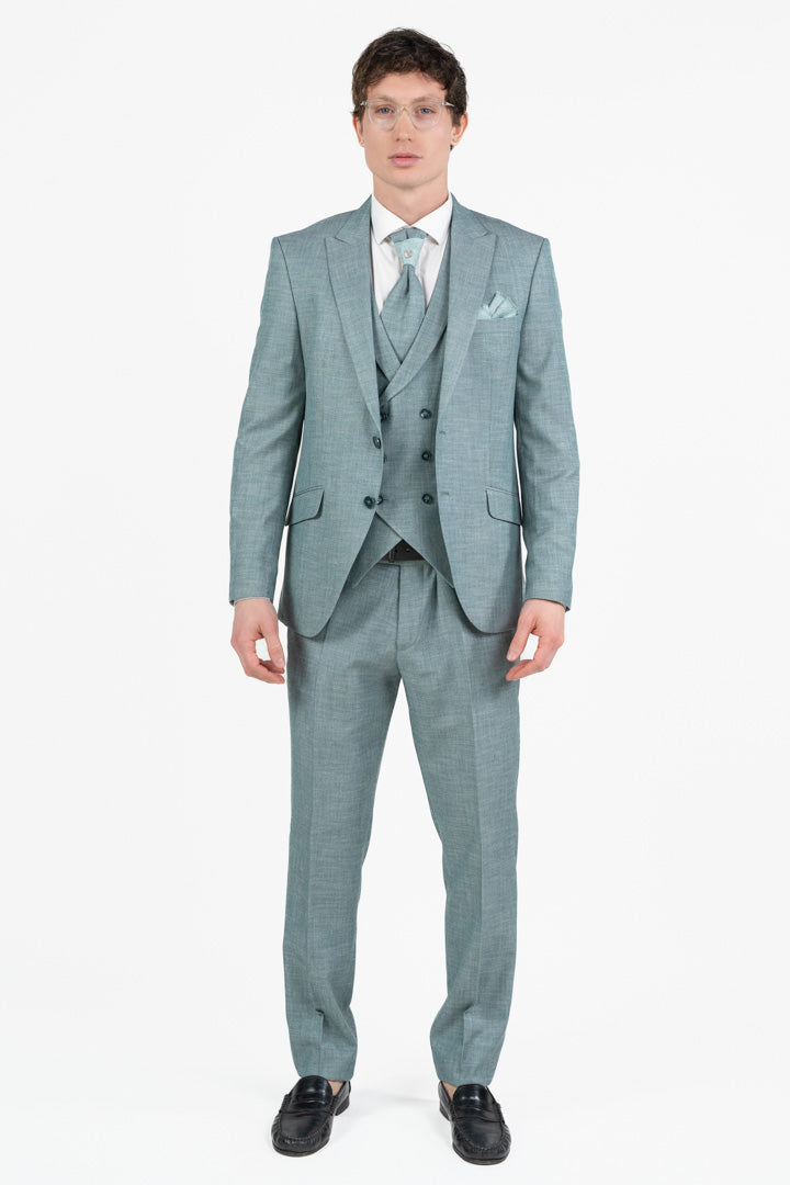 Abito tre pezzi verde salvia - Arex