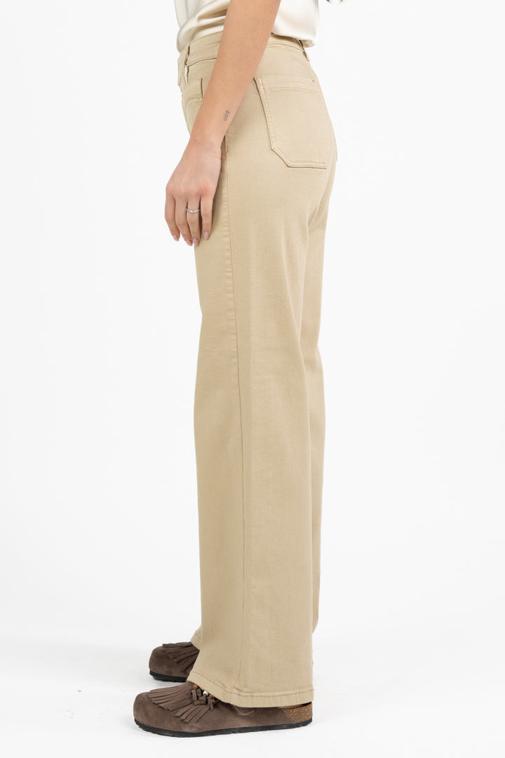 Pantaloni Regular Fit Beige - Emme Marella