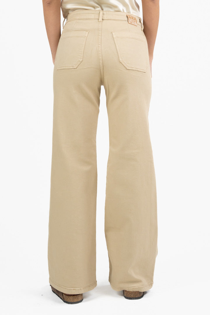Pantaloni Regular Fit Beige - Emme Marella