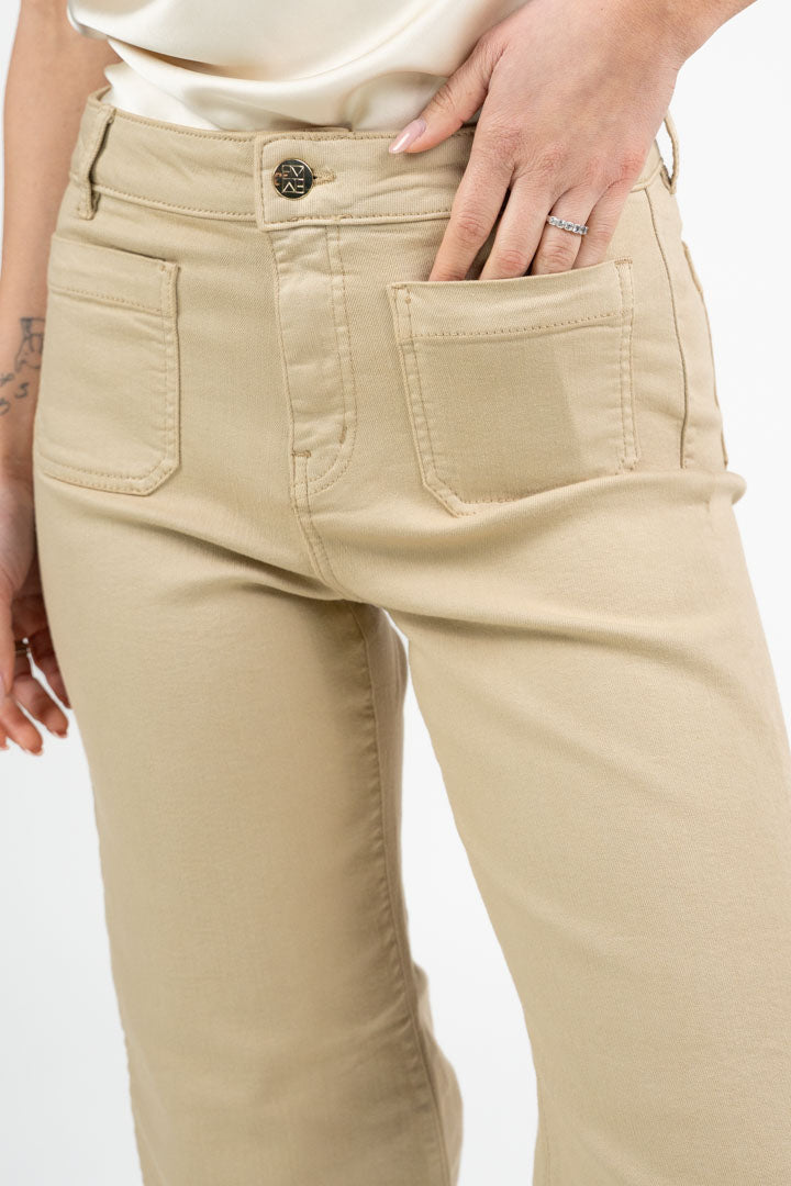 Pantaloni Regular Fit Beige - Emme Marella