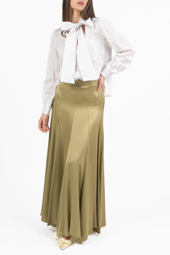 Camicia a Righe con Maxi Fiocco - Marella