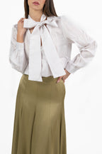 Camicia a Righe con Maxi Fiocco - Marella