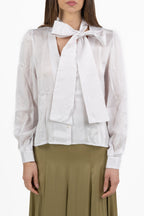 Camicia a Righe con Maxi Fiocco - Marella