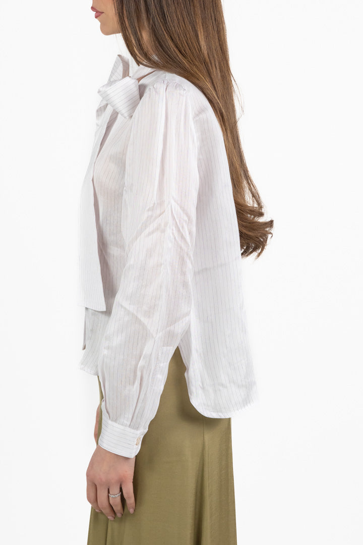 Camicia a Righe con Maxi Fiocco - Marella