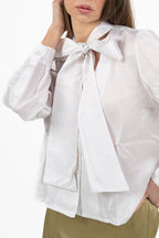 Camicia a Righe con Maxi Fiocco - Marella