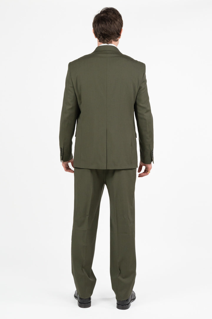 Abito Sartoriale in Tessuto Marzotto verde oliva - Berti Mode Collection