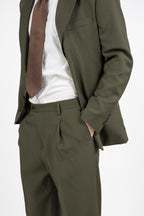 Abito Sartoriale in Tessuto Marzotto verde oliva - Berti Mode Collection