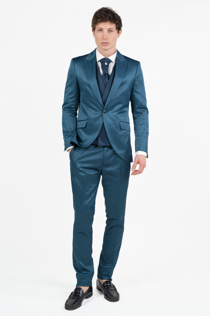 Abito tre pezzi blu - Berti Mode Collection