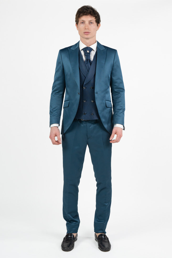 Abito tre pezzi blu - Berti Mode Collection