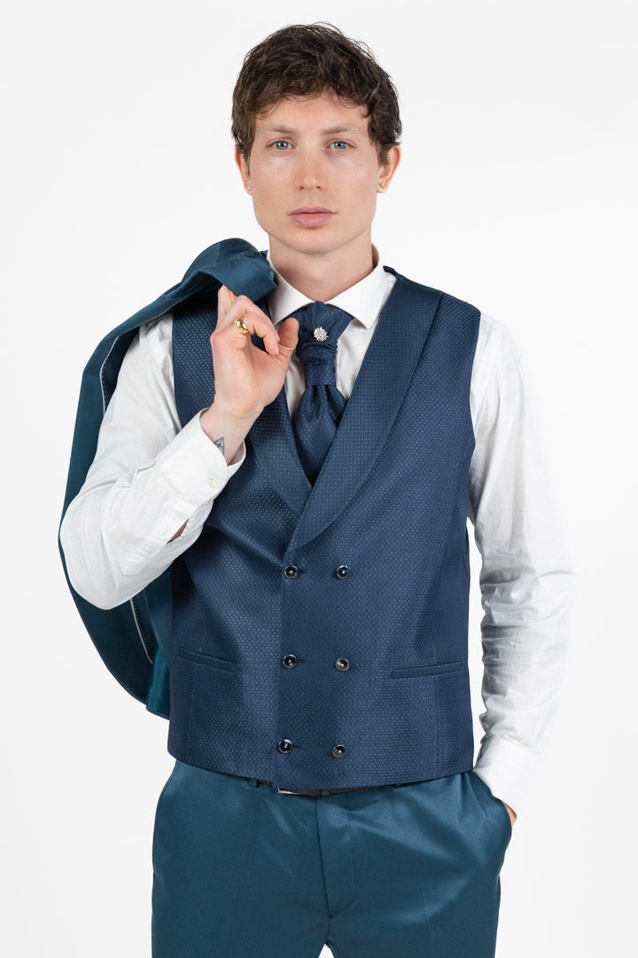 Abito tre pezzi blu - Berti Mode Collection