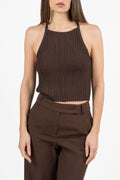 Top A Costine Marrone - PennyBlack