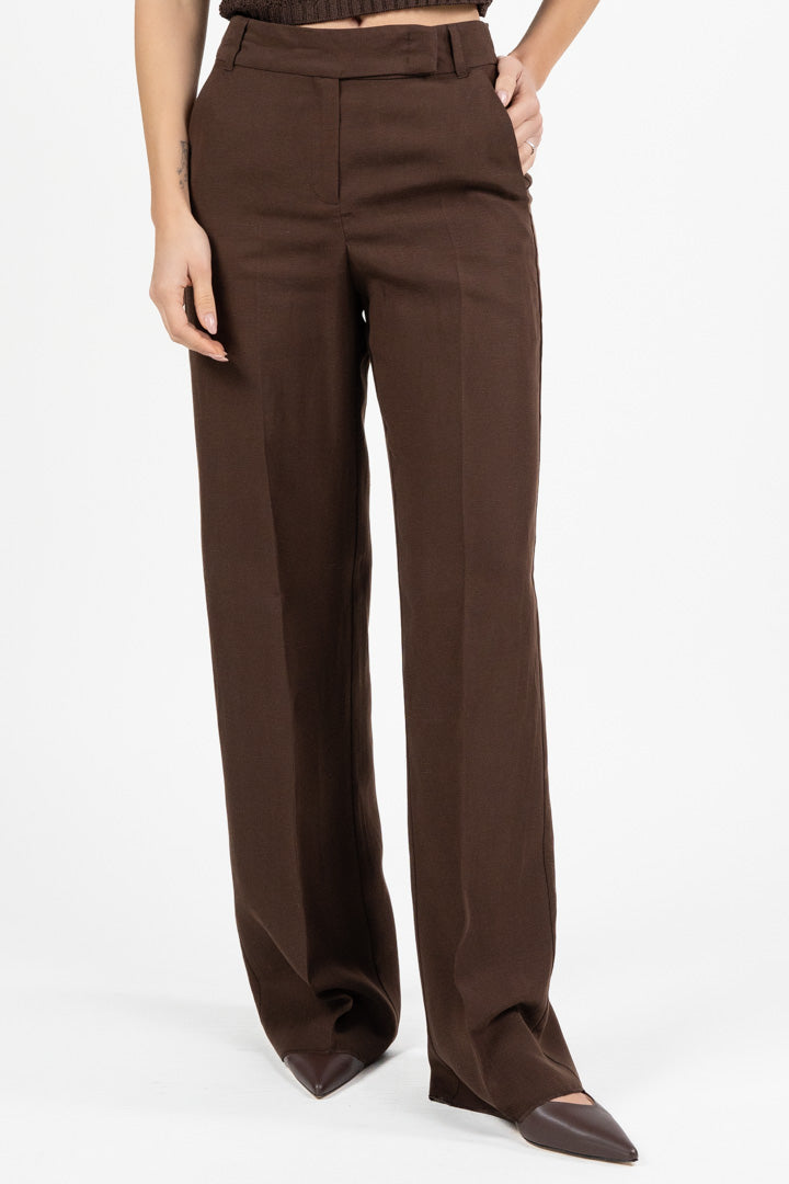 Pantaloni a Gamba Dritta - PennyBlack