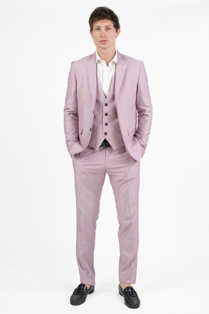 Abito tre pezzi rosa - Adriano Langella