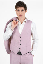 Abito tre pezzi rosa - Adriano Langella