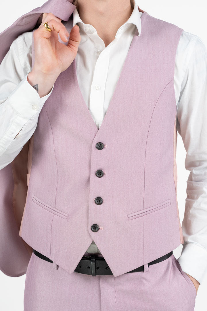 Abito tre pezzi rosa - Adriano Langella