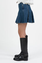 Minigonna in Denim a Pieghe - Levi's