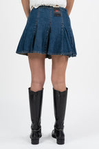 Minigonna in Denim a Pieghe - Levi's