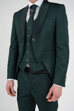 Abito tre pezzi verde bosco - Berti Mode Collection