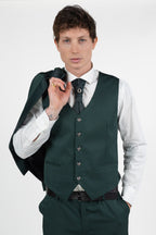 Abito tre pezzi verde bosco - Berti Mode Collection