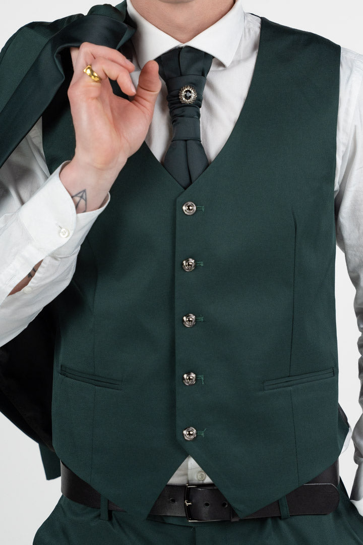 Abito tre pezzi verde bosco - Berti Mode Collection