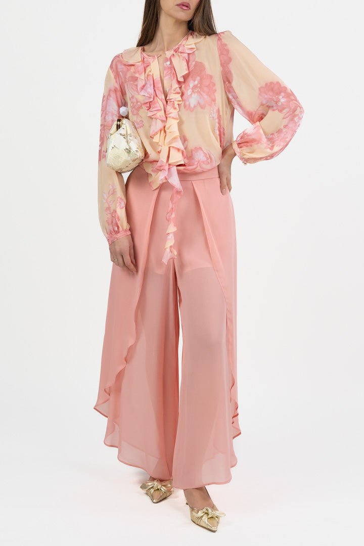 Blusa in Georgette di viscosa stampata - Marella