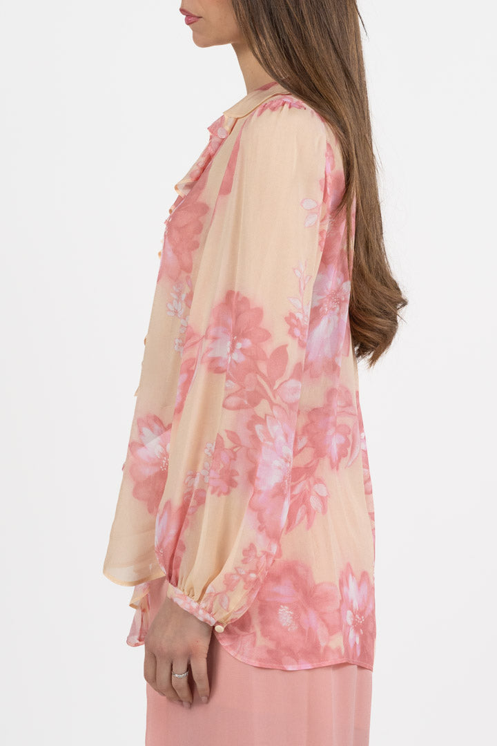 Blusa in Georgette di viscosa stampata - Marella