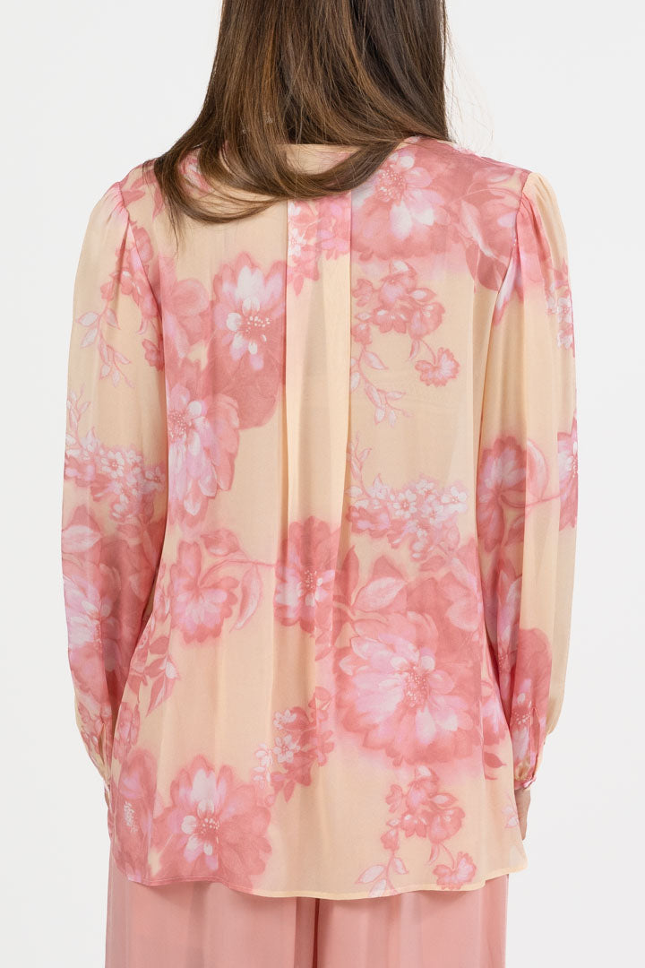 Blusa in Georgette di viscosa stampata - Marella