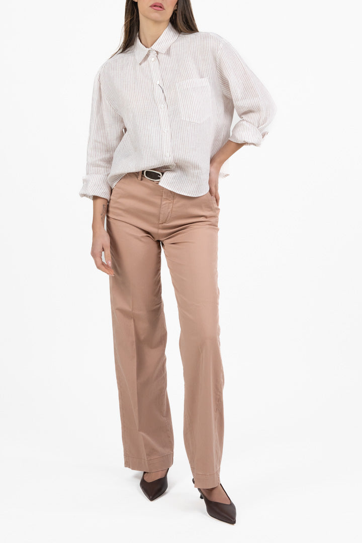Camicia a Righe con Logo - Weekend Max Mara